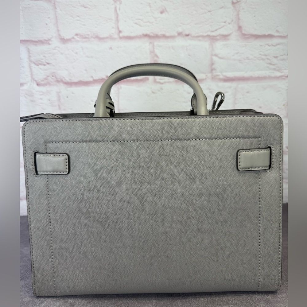 Michael Kors NWT Gray Medium East West Rayne Leather Handbag - Picture 4 of 11